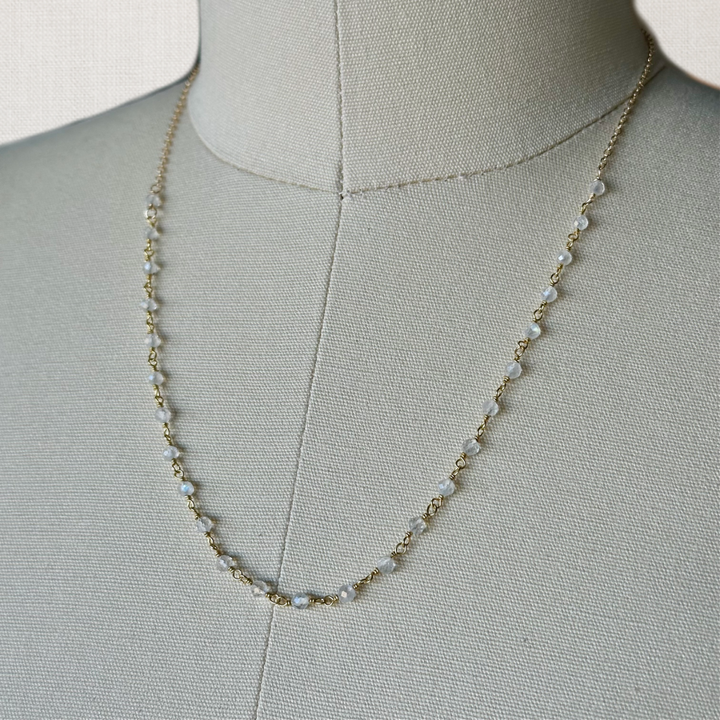 Rainbow Moonstone Necklace