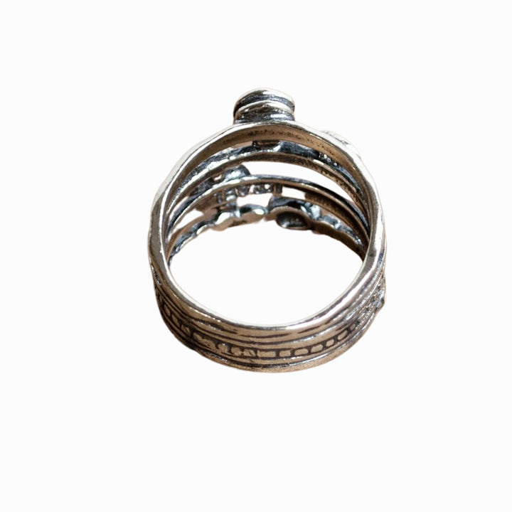Stacked Turquoise Ring Size 6